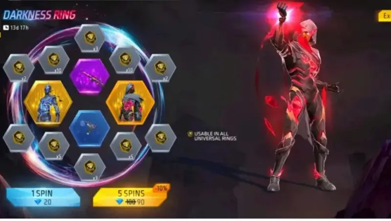 Darkness Ring Event Free Fire